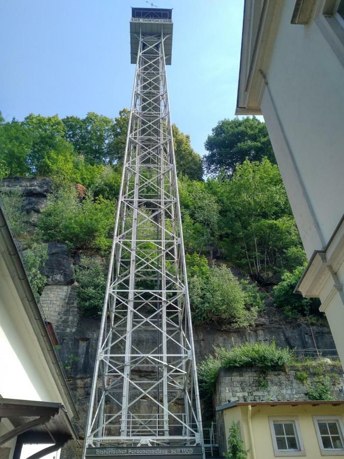 Fewo Am Personenaufzug Bad Schandau Dış mekan fotoğraf